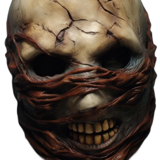 mask, face, creature, staff transparent PNG cut-out
