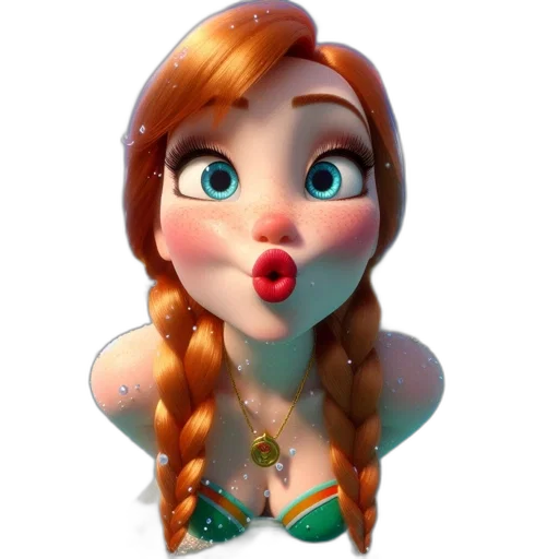 face, dress, jewelry, staff transparent PNG cut-out
