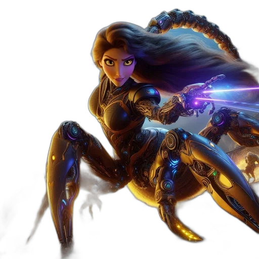 concept art, fantasy art, comic book art, 3d render transparent PNG cut-out