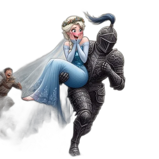 concept art, fantasy art, comic book art, 3d render transparent PNG cut-out