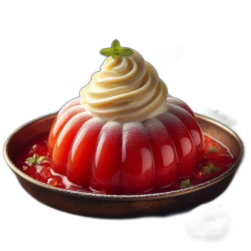food, crown, hat, photorealistic transparent PNG cut-out