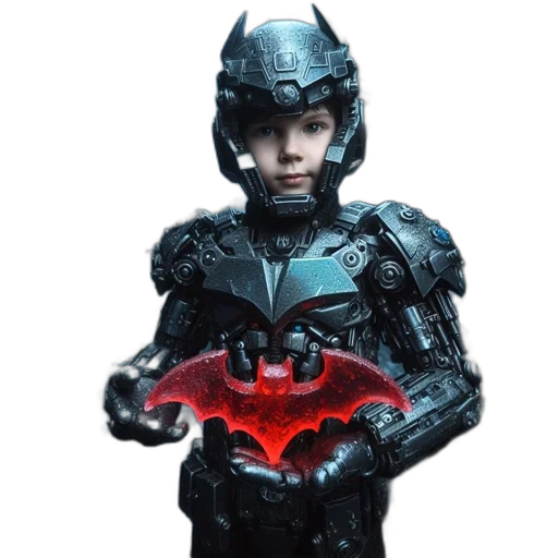 robot, weapon, face, concept art transparent PNG cut-out