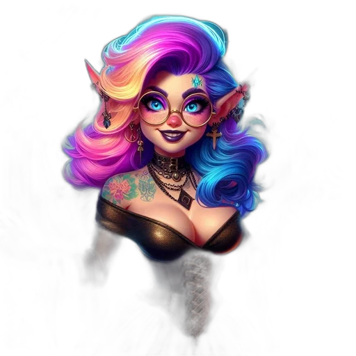 fantasy art, concept art, pixel art, watercolor transparent PNG cut-out