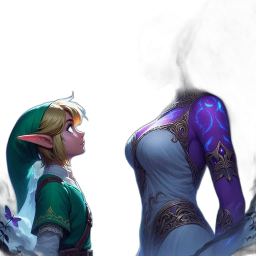 dress, mask, sword, concept art transparent PNG cut-out