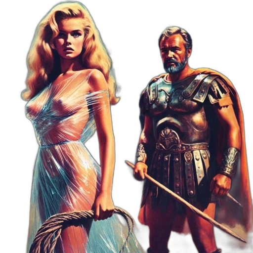 sword, dress, fantasy art, comic book art transparent PNG cut-out