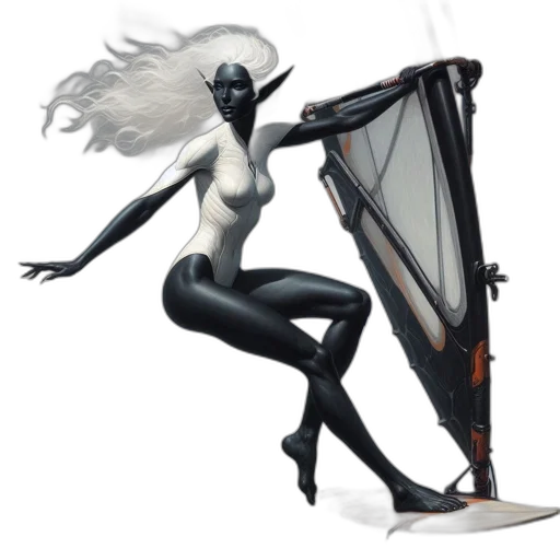 robot, weapon, staff, creature transparent PNG cut-out