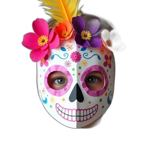mask, face, hat, jewelry transparent PNG cut-out