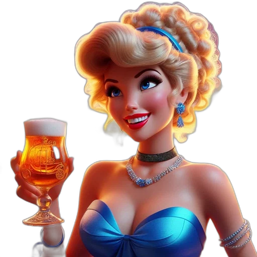 crown, fantasy art, cartoon, 3d render transparent PNG cut-out