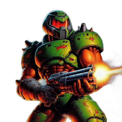 robot, weapon, concept art, comic book art transparent PNG cut-out