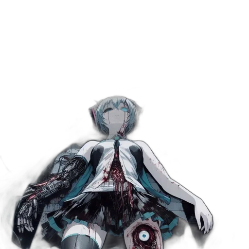 jacket, robot, creature, mask transparent PNG cut-out