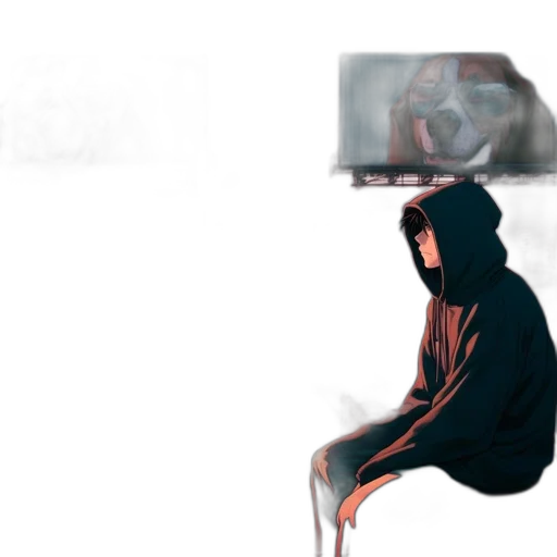 mask, robot, jacket, face transparent PNG cut-out