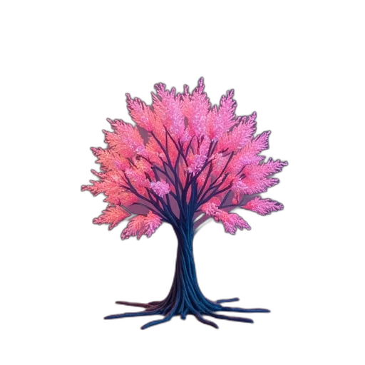 tree, flower, crown, staff transparent PNG cut-out