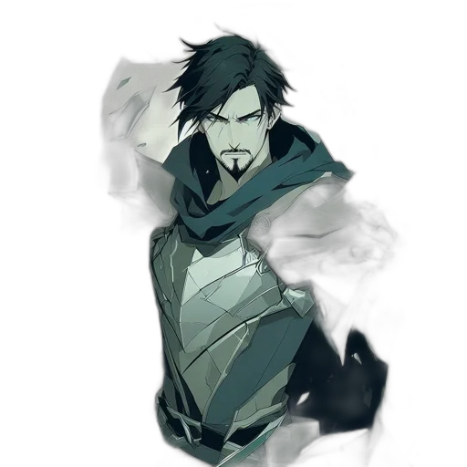 mask, staff, sword, jacket transparent PNG cut-out