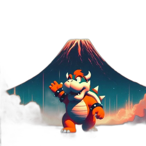 dragon, concept art, pixel art, fantasy art transparent PNG cut-out