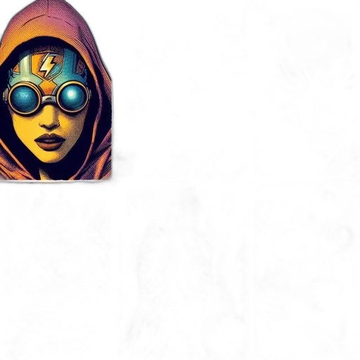 mask, face, concept art, comic book art transparent PNG cut-out
