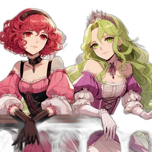 crown, staff, dress, concept art transparent PNG cut-out