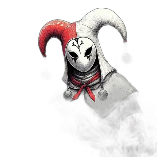 mask, staff, creature, weapon transparent PNG cut-out