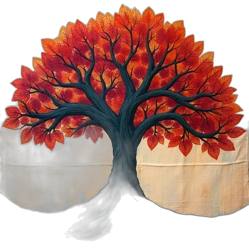 crown, tree, furniture, 3d render transparent PNG cut-out