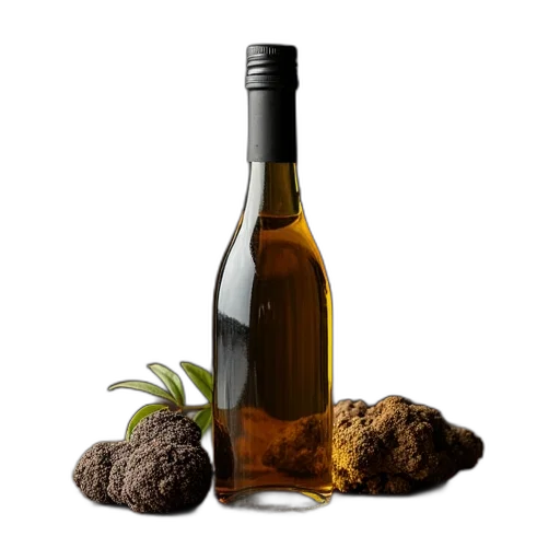 bottle, food, 3d render, earth tones transparent PNG cut-out