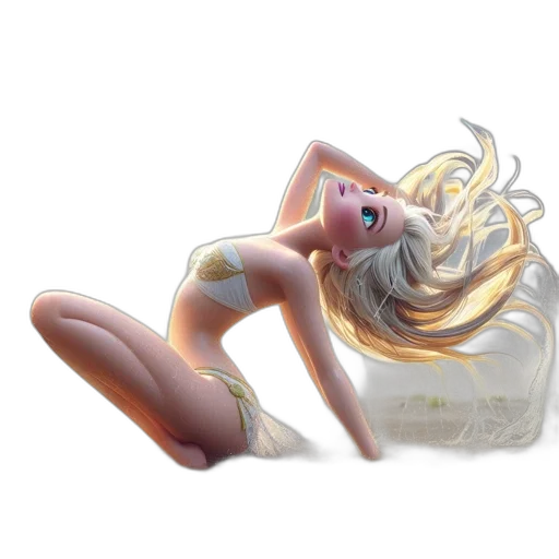 hair, bottle, jewelry, concept art transparent PNG cut-out