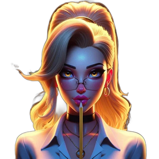 staff, face, mask, fantasy art transparent PNG cut-out