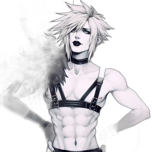 concept art, cyberpunk, fantasy art, comic book art transparent PNG cut-out