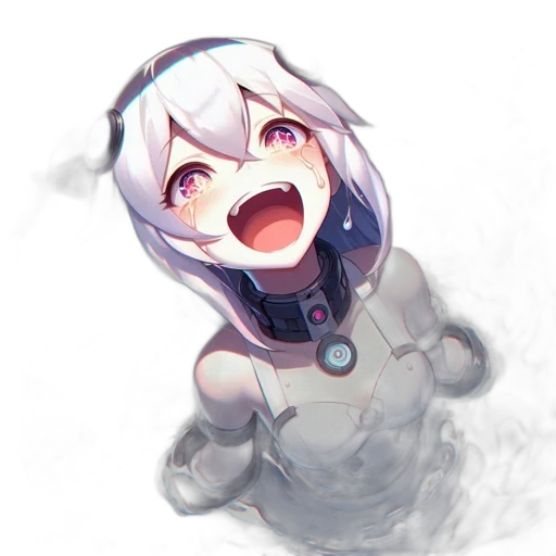 robot, face, creature, weapon transparent PNG cut-out