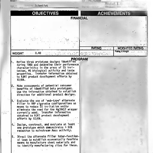 document, titled, objectives, sections transparent PNG cut-out