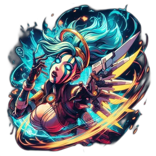 dragon, staff, weapon, fantasy art transparent PNG cut-out