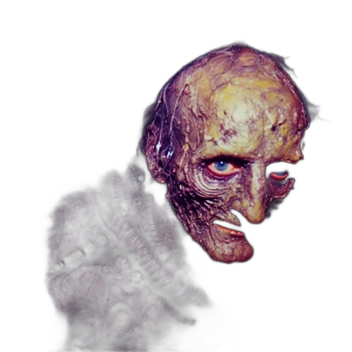 face, mask, creature, staff transparent PNG cut-out