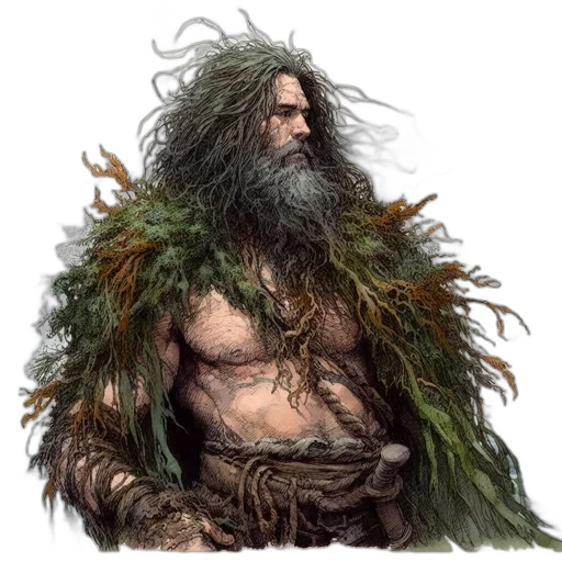 hair, creature, animal, fantasy art transparent PNG cut-out