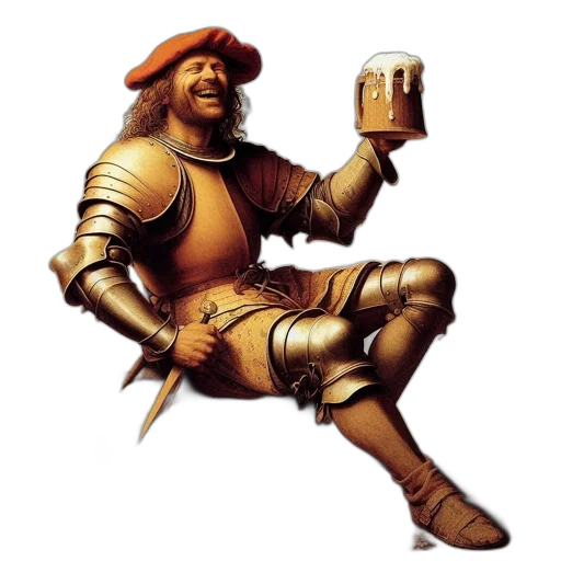 fantasy art, man, medieval, attire transparent PNG cut-out