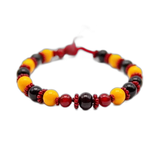 jewelry, colorful, beaded, bracelet transparent PNG cut-out