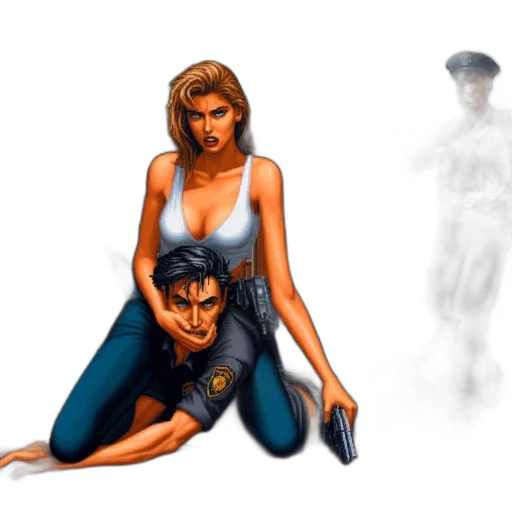 concept art, comic book art, pixel art, fantasy art transparent PNG cut-out