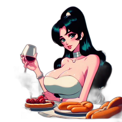 food, jewelry, concept art, vaporwave transparent PNG cut-out