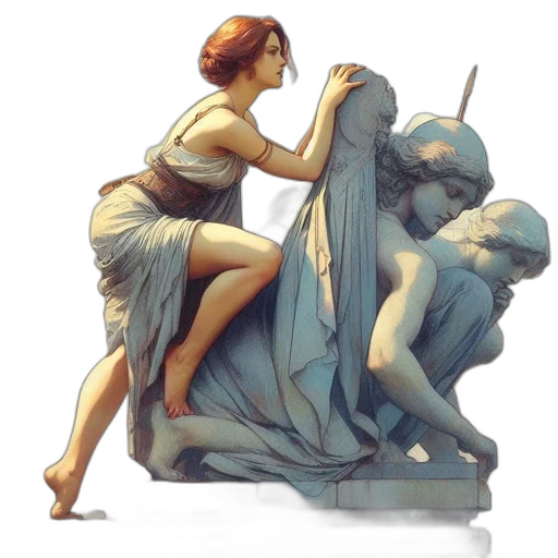 dress, concept art, fantasy art, photorealistic transparent PNG cut-out