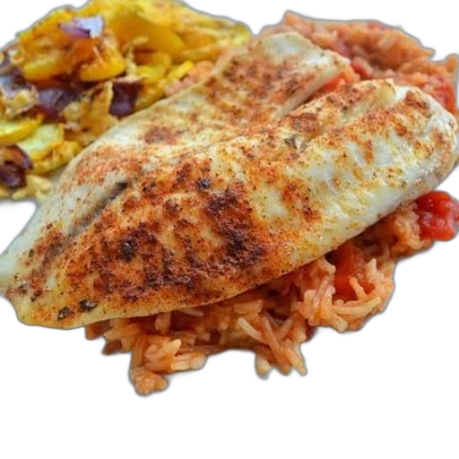 food, photorealistic, plate, featuring transparent PNG cut-out