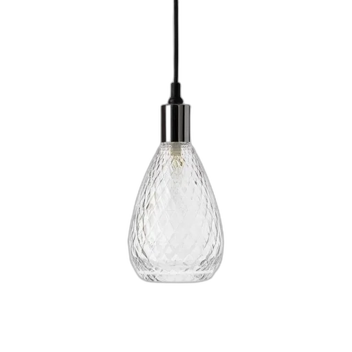 3d render, crystal, glass, pendant transparent PNG cut-out