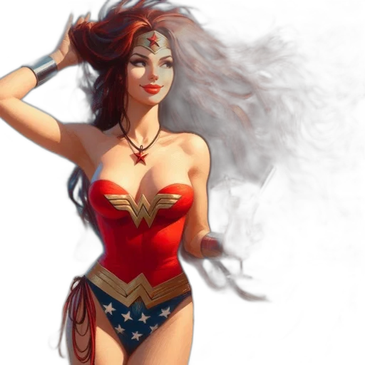 comic book art, fantasy art, concept art, photorealistic transparent PNG cut-out