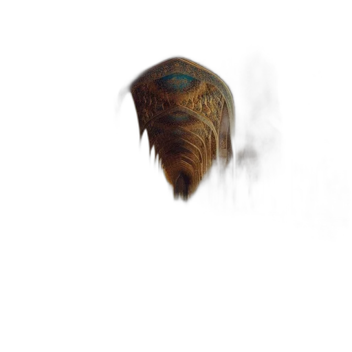 creature, mask, hair, face transparent PNG cut-out