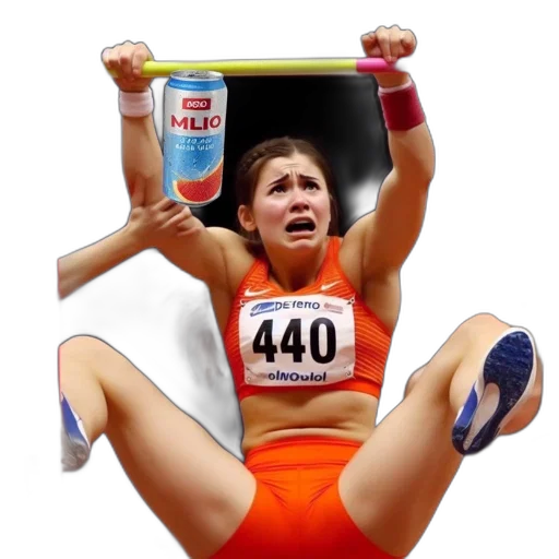 animal, creature, photorealistic, athlete transparent PNG cut-out