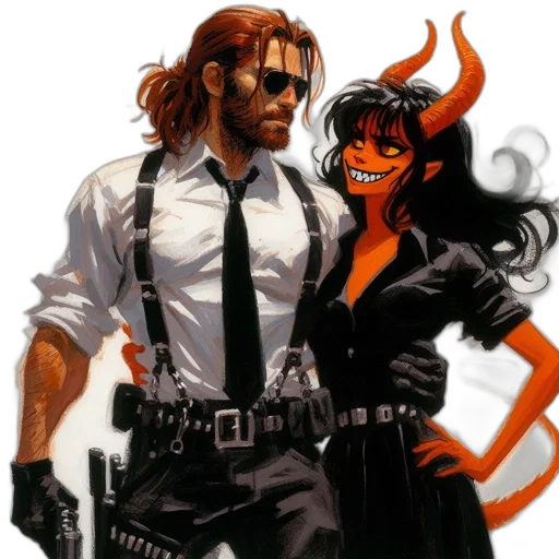comic book art, concept art, fantasy art, man transparent PNG cut-out