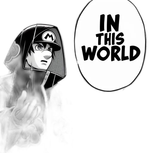 hat, mask, comic book art, cartoon transparent PNG cut-out