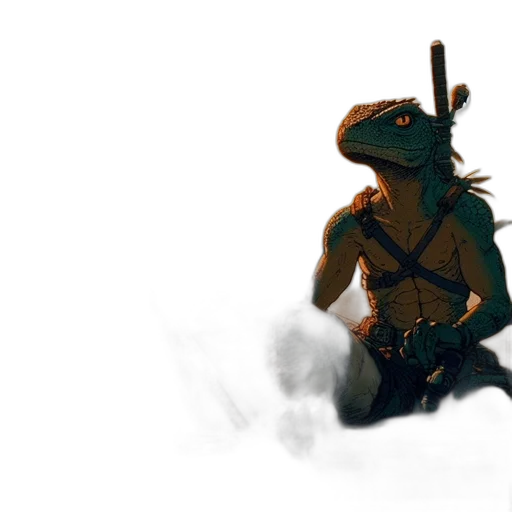 dragon, sword, creature, weapon transparent PNG cut-out