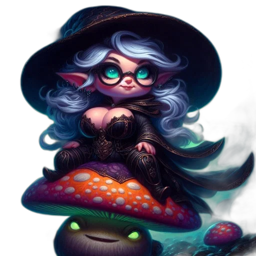 dress, hat, fantasy art, concept art transparent PNG cut-out