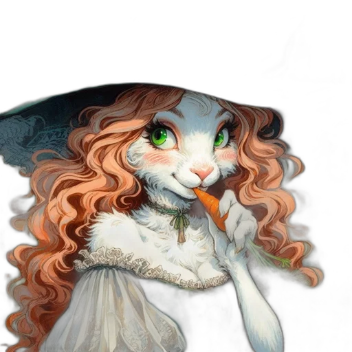 staff, hat, dress, mask transparent PNG cut-out