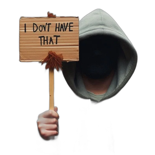 mask, staff, jacket, hat transparent PNG cut-out