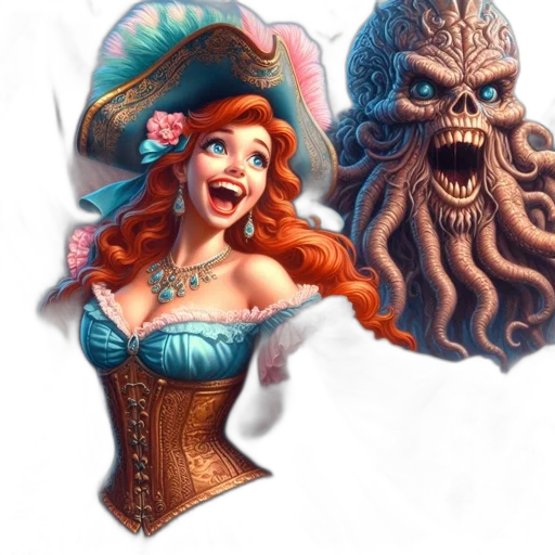 dress, crown, creature, mask transparent PNG cut-out