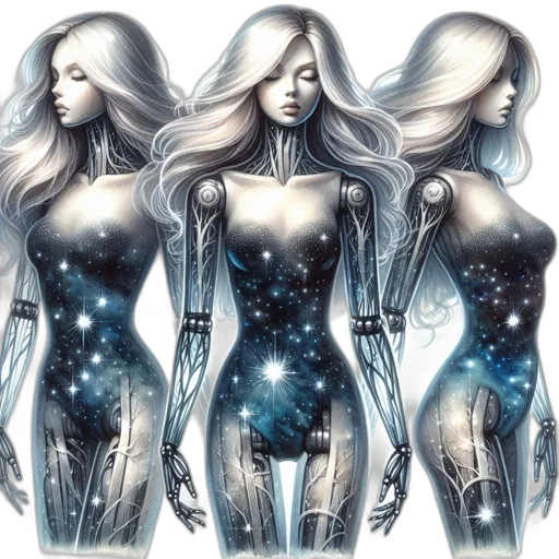 dress, concept art, comic book art, fantasy art transparent PNG cut-out