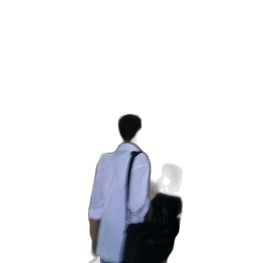 staff, jacket, umbrella, robot transparent PNG cut-out